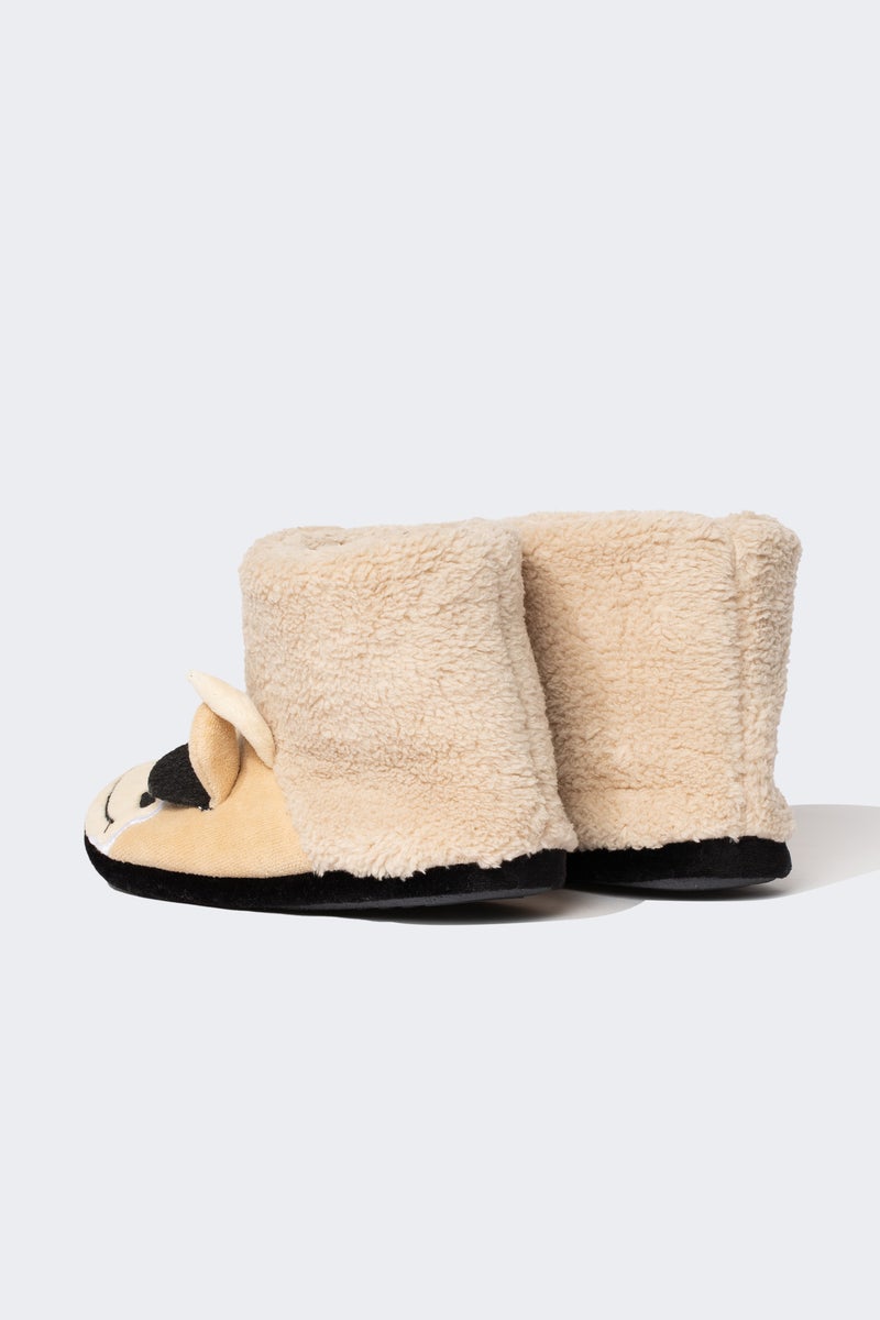 DeFacto Brown Boy Boy Flat Sole Home Boots Casual - Image 3